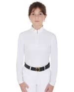 Поло турнірне для дівчинки з довгим рукавом від Equestro