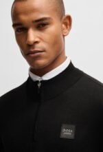 Светр чоловічий Rouven Half Zip Strickpullover від BOSS - Зображення 4