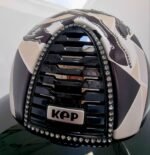 Шолом Cromo 2.0 Polo Polish Black + Furius Brown + Crystals від KEP - Зображення 2