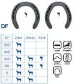 Підкова DF задня 20х8 2/С від Kerckhaert - Зображення 2