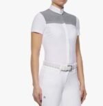 Сорочка турнірна жіноча Collar Perforated від Cavalleria Toscana - Зображення 2