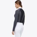 Поло турнірне жіноче з довгим рукавом Tech Piquet Jersy від Cavalleria Toscana - Зображення 2