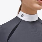 Поло турнірне жіноче з довгим рукавом Tech Piquet Jersy від Cavalleria Toscana - Зображення 3