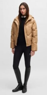 Куртка зимова жіноча Marsha Bomber Puffer від BOSS - Зображення 5