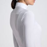 Поло турнірне жіноче з довгим рукавом Warm Jersey w/Jacquard Insert від Cavalleria Toscana - Зображення 3