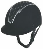 Шолом з регулюванням замшевий зі стразами Linz від HKM