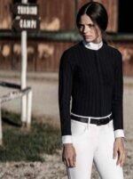 Сорочка турнірна жіноча з довгим рукавом Embossed від Cavalleria Toscana - Зображення 2