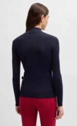 Лонгслів жіночий Alicia Strickpullover від BOSS - Зображення 3