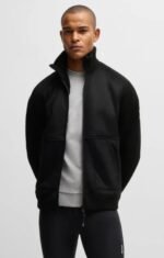 Куртка демісезонна чоловіча Taylor Alcantara Bomber від BOSS - Зображення 2