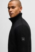 Куртка демісезонна чоловіча Taylor Alcantara Bomber від BOSS - Зображення 4