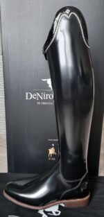 Чоботи виїздкові Bellini Brushed Top Rondine LuciBlack Sw Crystal від DeNiroBootCo