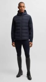 Куртка демісезонна чоловіча Jeff Puffer Hybrid від BOSS - Зображення 6