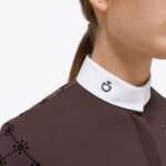 Сорочка турнірна жіноча Mini Orbit Flock Printed від Cavalleria Toscana - Зображення 3