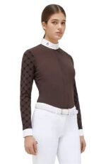 Сорочка турнірна жіноча Mini Orbit Flock Printed від Cavalleria Toscana