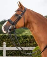 Ремінь потиличний Dressage Double Bridle від Dyon - Зображення 2