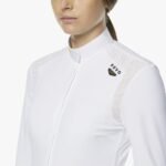 Сорочка турнірна жіноча з довгим рукавом R-Evo Perforated від Cavalleria Toscana - Зображення 3