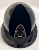 Шолом Cromo 2.0 Polo Polish Black + Velvet Black + Crystals від KEP