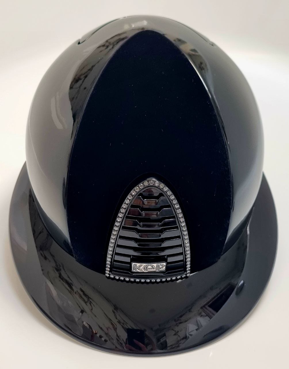 d0c162b034d611f1b7bf00155d3e6f0a_4e8a083e372611f1b7bf00155d3e6f0a Шолом Cromo 2.0 Polo Polish Black + Velvet Black + Crystals від KEP - Зображення 1