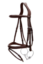 Вуздечка плетена з комбінованим капсюлем Plaited Flash Noseband NE від Dyon